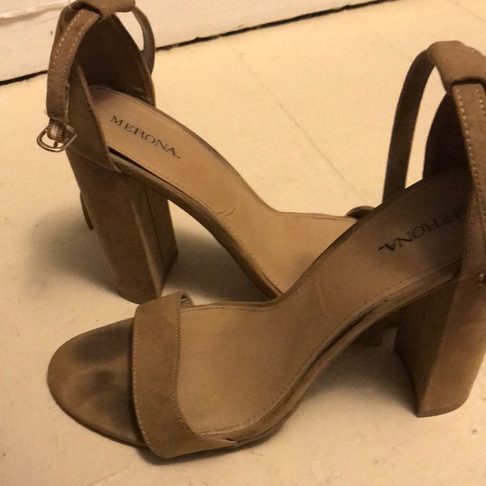 Nude Block Heel